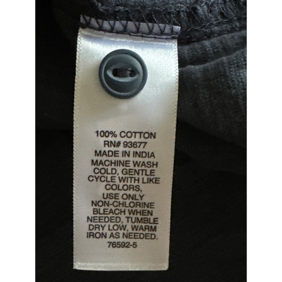 Mutual Weave Men's Button Down Cotton Casual Navy Top  MEDIUM NWT - Picture 8 of 8